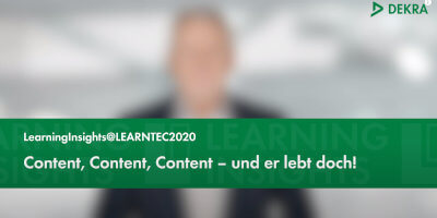Content, Content, Content: Teil fünf von „LearningInsights@LEARNTEC2020“ jetzt online